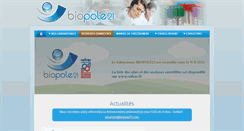 Desktop Screenshot of biopole21.com